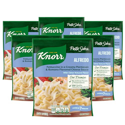 Knorr Pasta Side Dish Alfredo Fettuccine 6 Count