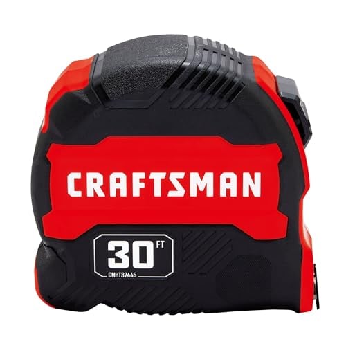 CRAFTSMAN 30-ft Tape Measure with Fraction Markings, Retractable