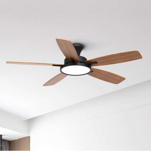 52" TALOYA Ceiling Fan w/ Dimmable Light & Remote