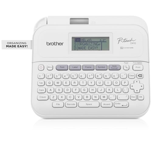Brother P-touch PT-D410 Home / Office Advanced Label Maker (Renewed Premium)