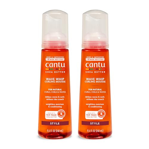 Cantu Wave Whip Curling Mousse 2-Pack