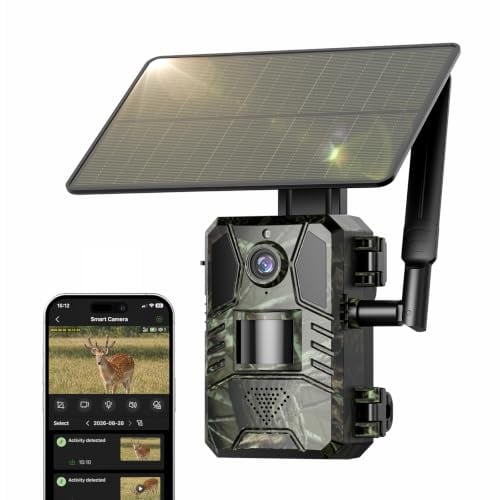 4G LTE Cellular Trail Camera with AI Detection and 2K Live View