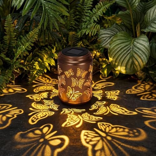 Butterfly Solar Lanterns Outdoor Waterproof Deal