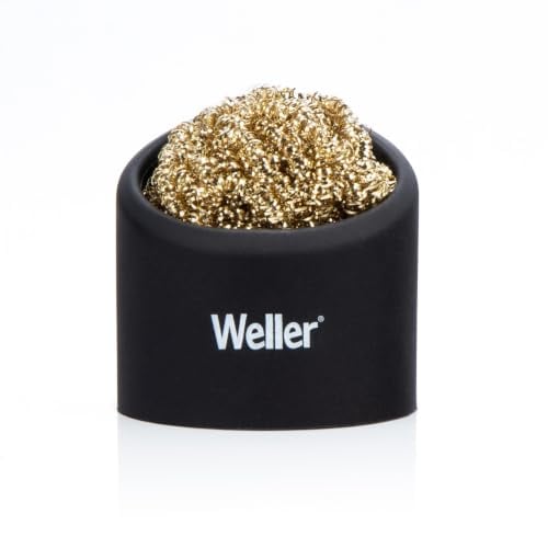 Weller Brass Wire Sponge Soldering Tip Cleaner w/ Silicone Holder