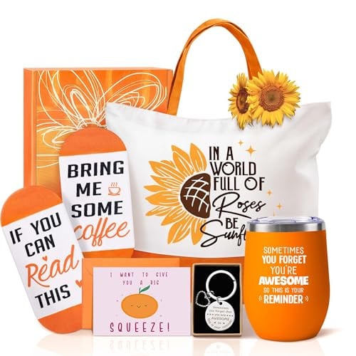 Sunflower Sunshine Inspirational Thinking of You Gift