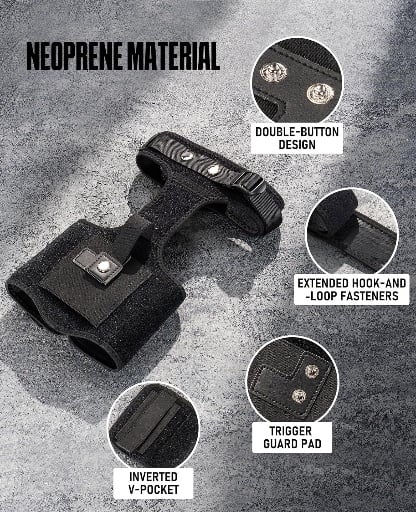 EZshoot Ankle Holster with Magazine Pocket for Deep Concealment