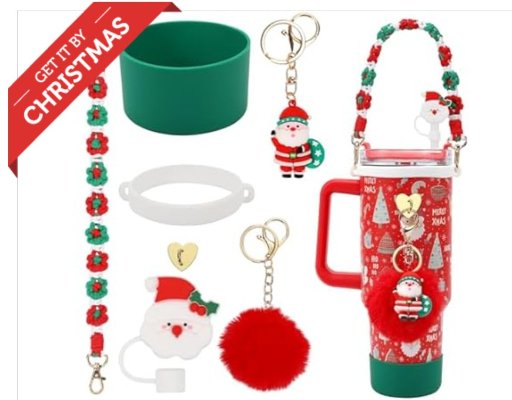 7-Piece Stanley Cup Holiday Accessory Kit (Fits most 8-40-Oz Bottles)
