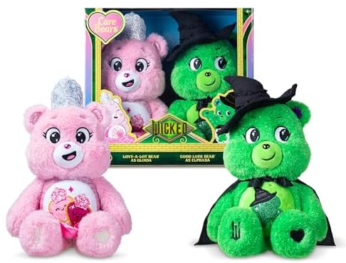 Care Bears X Wicked 2-Pack 14 inch plushies