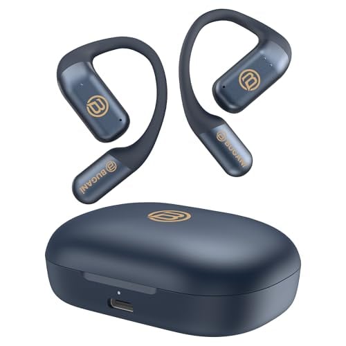 BUGANI Open Ear Headphones Bluetooth 5.4 with 60H Playtime