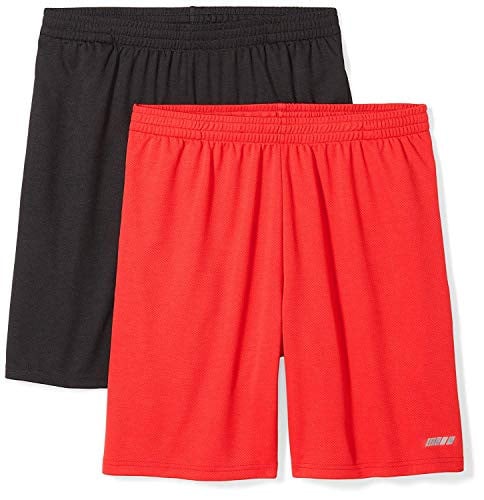 Men's Amazon Essentials Athletic Basketball Training Shorts 2-Pack Deal