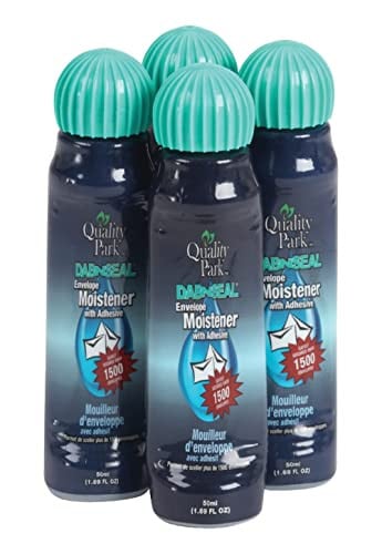 Quality Park Dab-N-Seal Envelope Moistener with Adhesive 4-Pack Deal