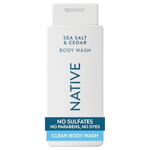 (Prime Deal) Native Sea Salt & Cedar Scent 18 oz 24-Hr Refreshing Clean Body Wash Deal