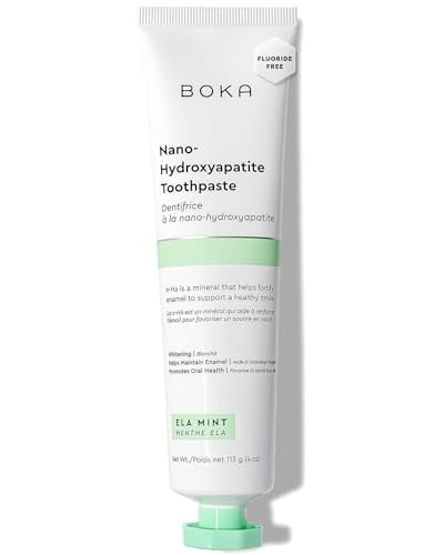 Boka Fluoride Free Toothpaste Ela Mint 4 Fl Oz 1-Pack Deal