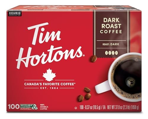 Tim Hortons Dark Roast Coffee K-Cup Pods 100ct Deal