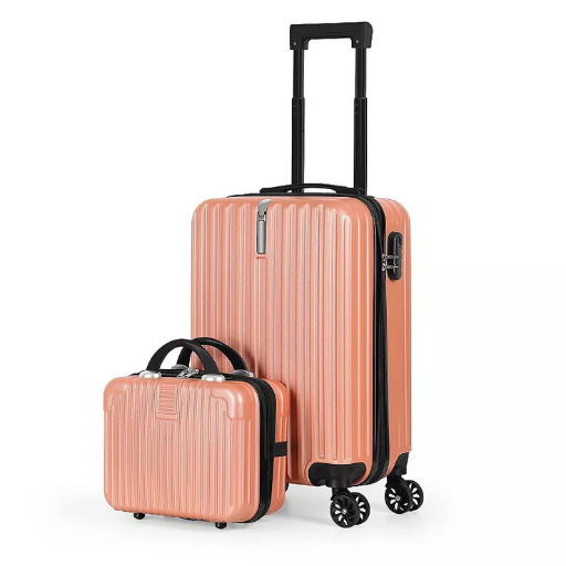 Hikolayae Value Pack 2-Piece Hardside Spinner Luggage Set
