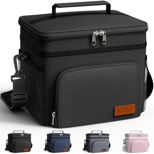 Leak-Proof Insulated Food Box w/ 4 Pockets