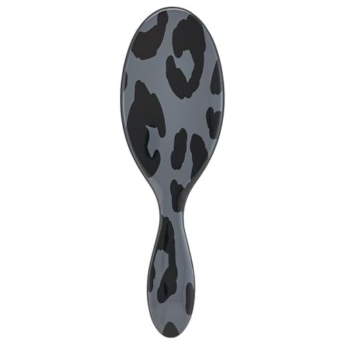 Wet Brush Original Detangler Hair Brush Dark Gray Leopard