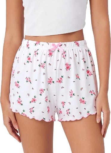 Cotton Ruffle Sleep Shorts for Women - Many Options 