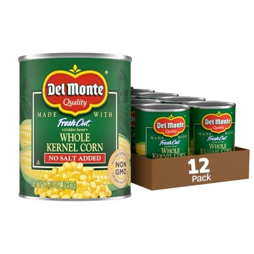Del Monte Whole Kernel Gold Corn No Salt Added 8.75-Ounce (Pack of 12) Deal