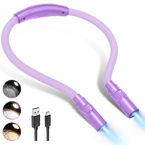 LUXJET Bendable Neck Reading Light w/ 3-Lighting
