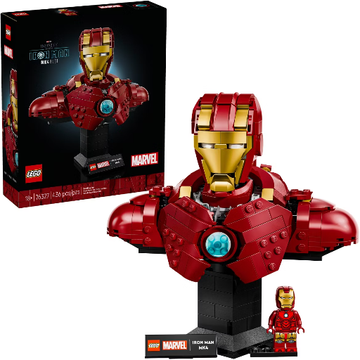 LEGO Marvel Iron Man MK4 Bust Building Kit (76327) 436-Pc Deal