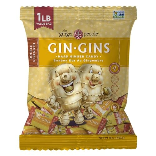 GIN GINS Double Strength Flavor 1 lb Bag (16oz) Pack of 1 Deal