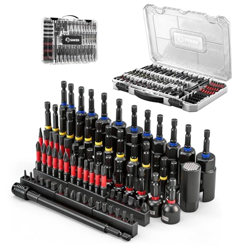 Saker 80-Piece Magnetic Impact Nut Driver Set w/ SAE & Metric Bits Deal
