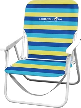 CARIBBEAN JOE 1 Position Folding Beach Chair