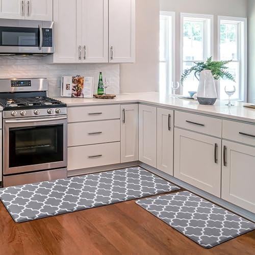 KMAT Kitchen Cushioned Anti-Fatigue Kitchen Floor Mat - 2pcs  Deal