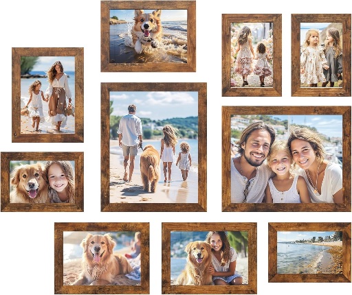 SONGMICS Collage Picture Frames Set of 10  