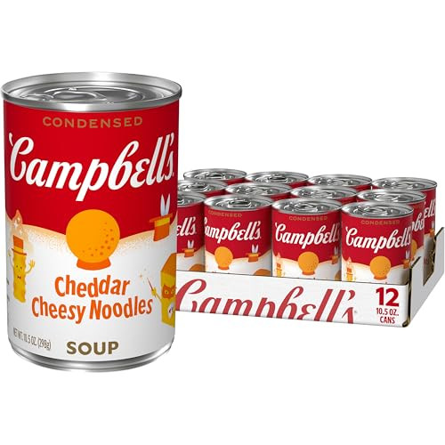 12-Pack 10.5-Oz Campbell's Condensed Soup (Cheddar Cheesy Noodle)
