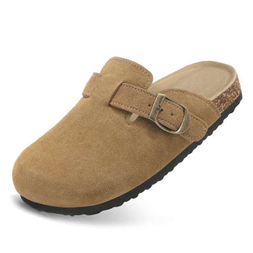 Suede Kids Clogs