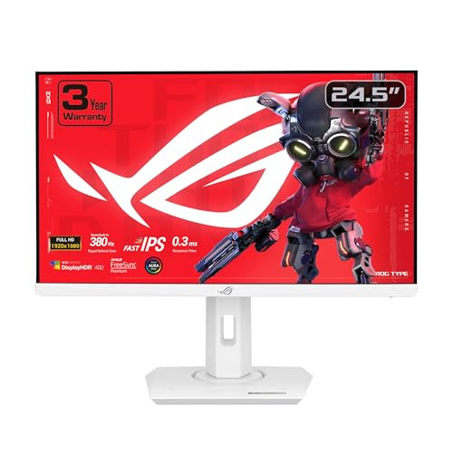 ASUS ROG Strix 24.5-inch 1080P HDR Gaming Monitor 380Hz Fast IPS