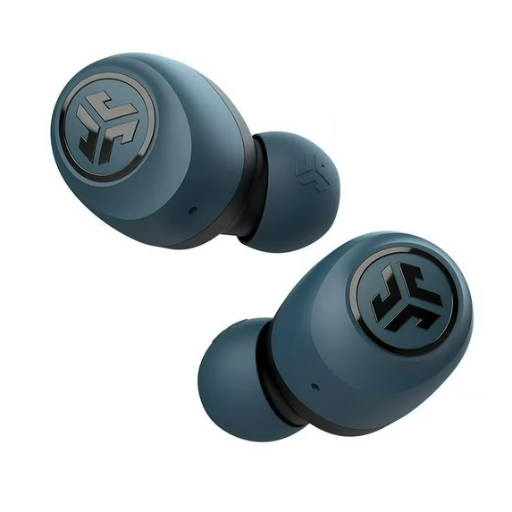 JLab Go Air True Wireless Bluetooth Earbuds + Charging Case (Blue)