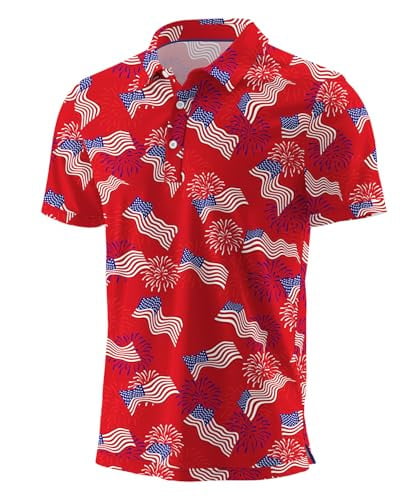 Askdeer Men’s Golf Polo Shirts