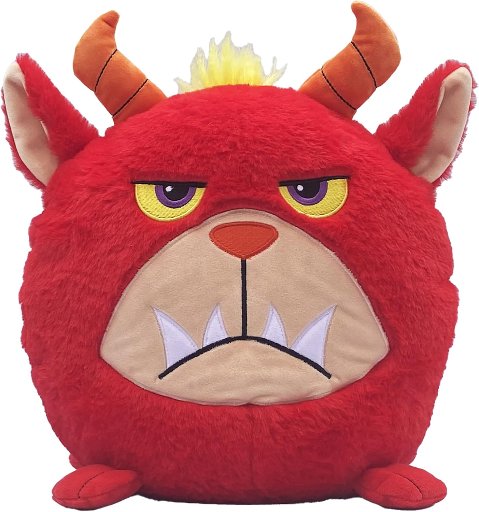 Hangry Petz Rogue Monster 12" Red Animal Plush
