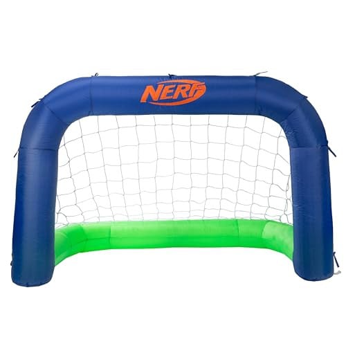 Nerf NERF AirGoal Inflatable Soccer Goal Set + 5" Inch Mini Ball