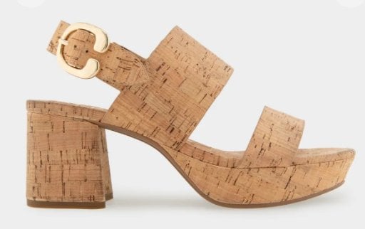Comfortable Women’s Platform Sandals Natural Cork