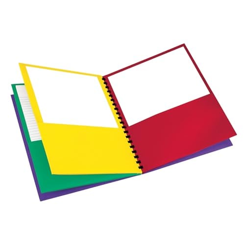 8-Pocket Oxford Paper Folder Letter Size (200-Sheet Capacity, Multicolor) Deal