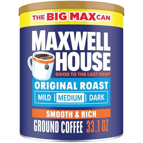 Maxwell House Original Roast Ground Coffee 33.1 oz Canister Deal