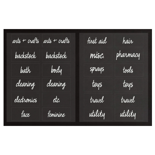 The Home Edit Clear Multipurpose Labels 24-Count