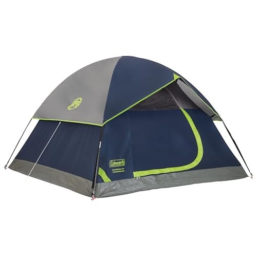 Coleman Sundome Camping Tent with Rainfly, 2/3/4/6 Person Deal