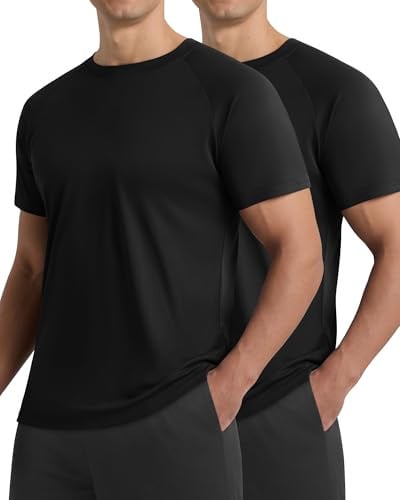 Barjneel Men's Quick Dry T-Shirts 2-Pack Deal