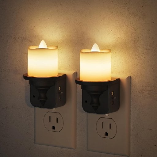 Flameless Candle Night Lights 2-Pack Deal