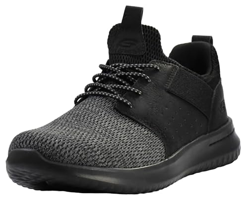 Skechers Men's Classic Fit Delson-Camden Sneaker X-Wide Deal