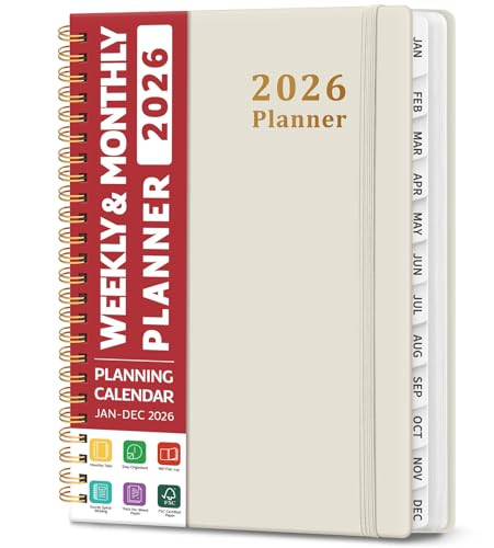 2026 Weekly & Monthly Planner