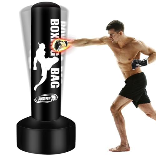 69" YORWHIN Freestanding Inflatable Punching Bag with Stand