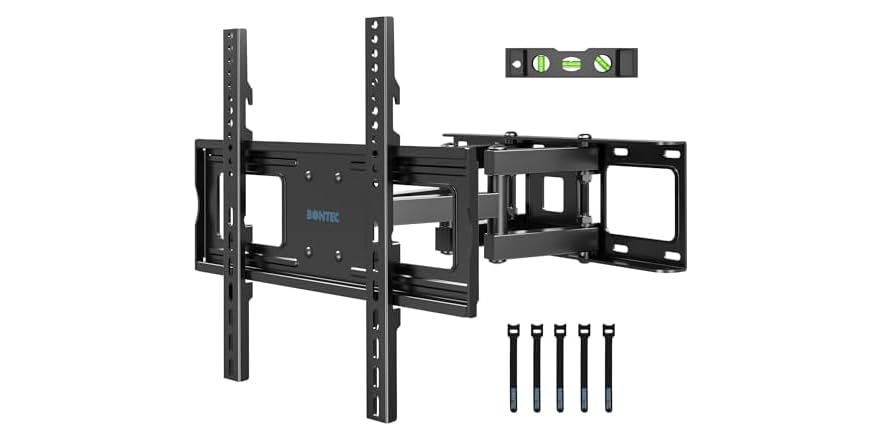 BONTEC Full Motion TV Wall Mount for 23-70 Inch TVs