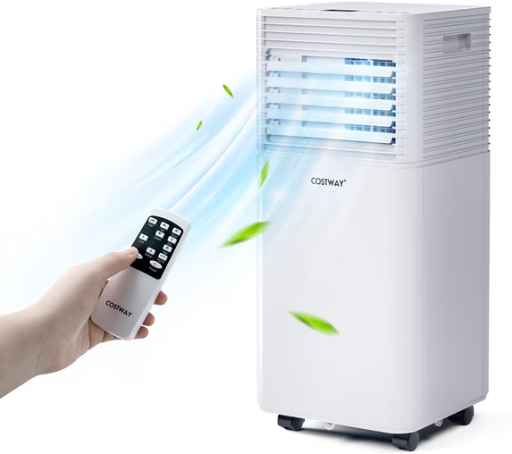Costway 6000BTU (10000 BTU ASHRAE) Portable Air Conditioner 3-in-1 Air Cooler Deal