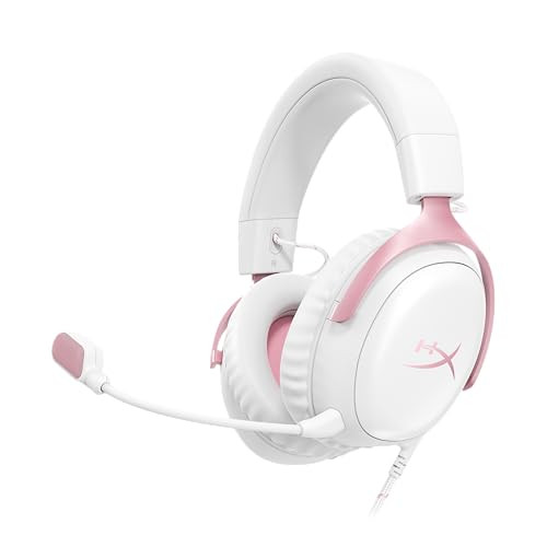 HyperX Cloud III Wired Gaming Headset Pink